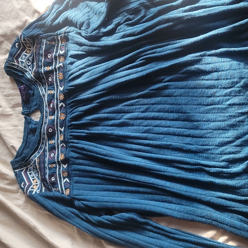 Embroidered tunic XL
